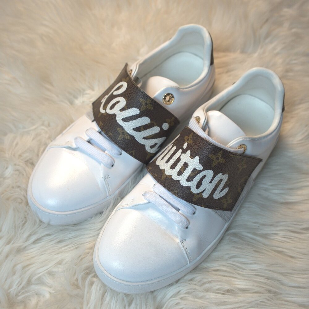 Louis Vuitton Frontrow Sneakers Monograma Canvas Leathe